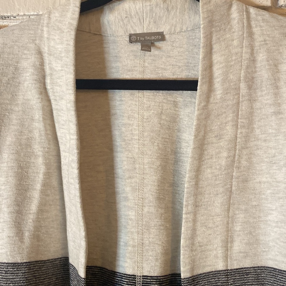 Talbots Colorblock Open Front Top - image 7